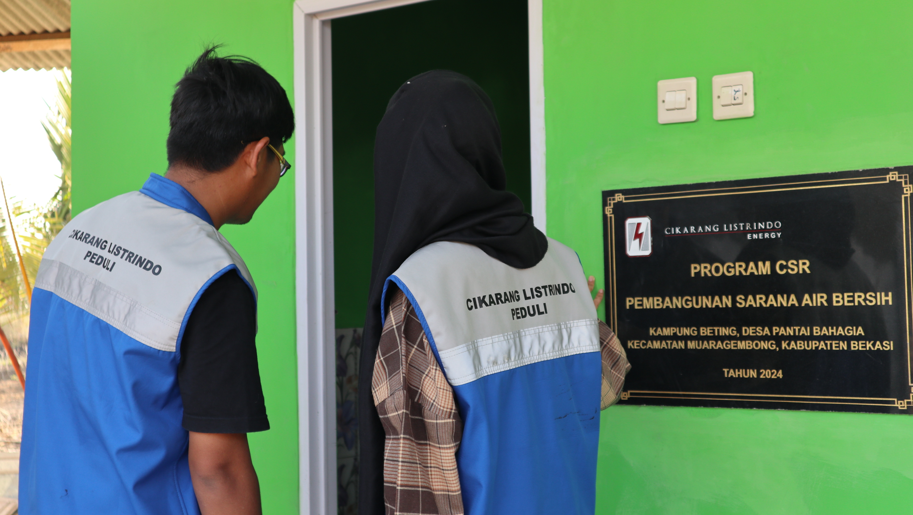 Bantuan Pembangunan Sarana Air Bersih Teknologi Pemanen Air Hujan